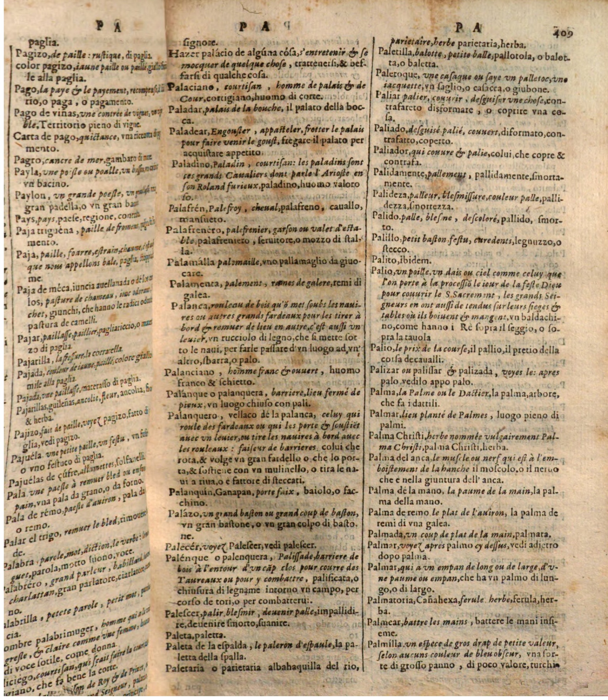 1644 - Jacques Crespin - Trésor des trois langues - Passau