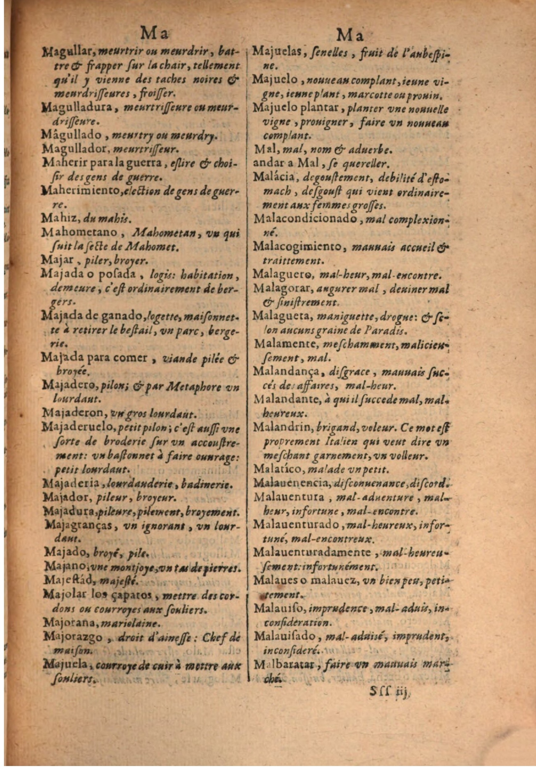1645 - A. de Sommaville et A. Courbé - Trésor des deux langues espagnole et française - BSB Munich