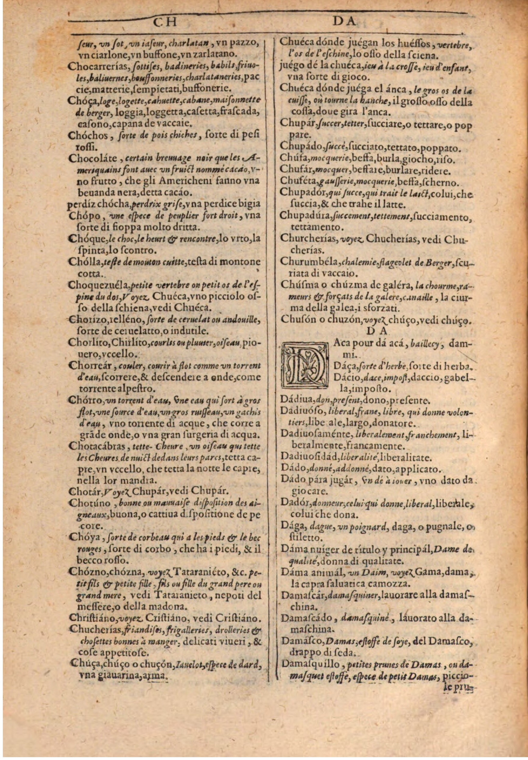 1609 - Philippe Albert et Alexandre Pernet - Trésor des trois langues française, italienne et espagnole (Première partie) - BSB Munich 1609 - Philippe Albert et Alexandre Pernet - Trésor des trois langues française, italienne et espagnole (Première partie) - BSB Munich