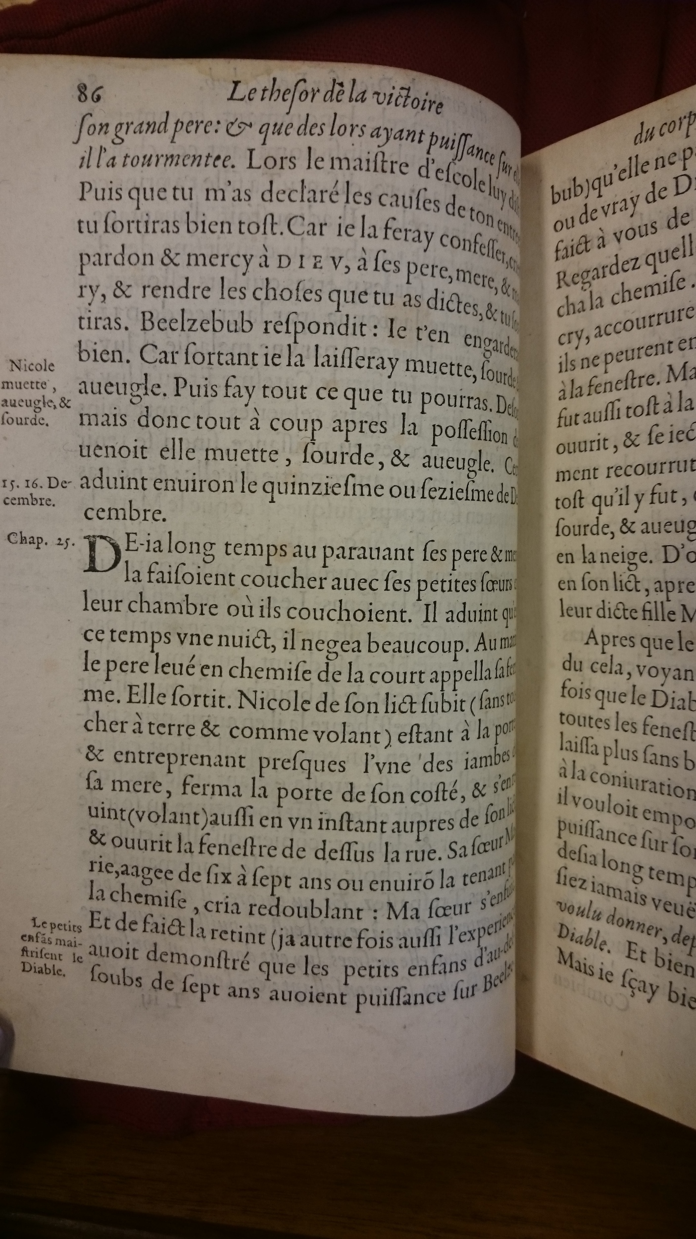 1578 - Nicolas Chesneau - Trésor et entière histoire de la triomphante victoire du corps de Dieu sur l’esprit malin - BM Lyon