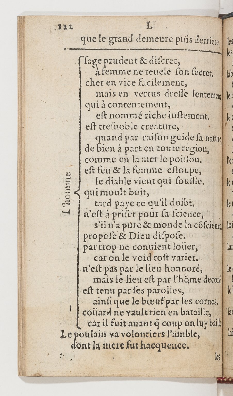 1577 - Jean d’Ogerolles - Trésor de sentences dorées - BnF Arsenal
