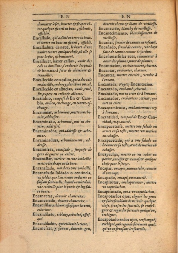 1607 - Marc Orry - Trésor des deux langues espagnole et française (Première et Seconde parties) - ÖNB Wien