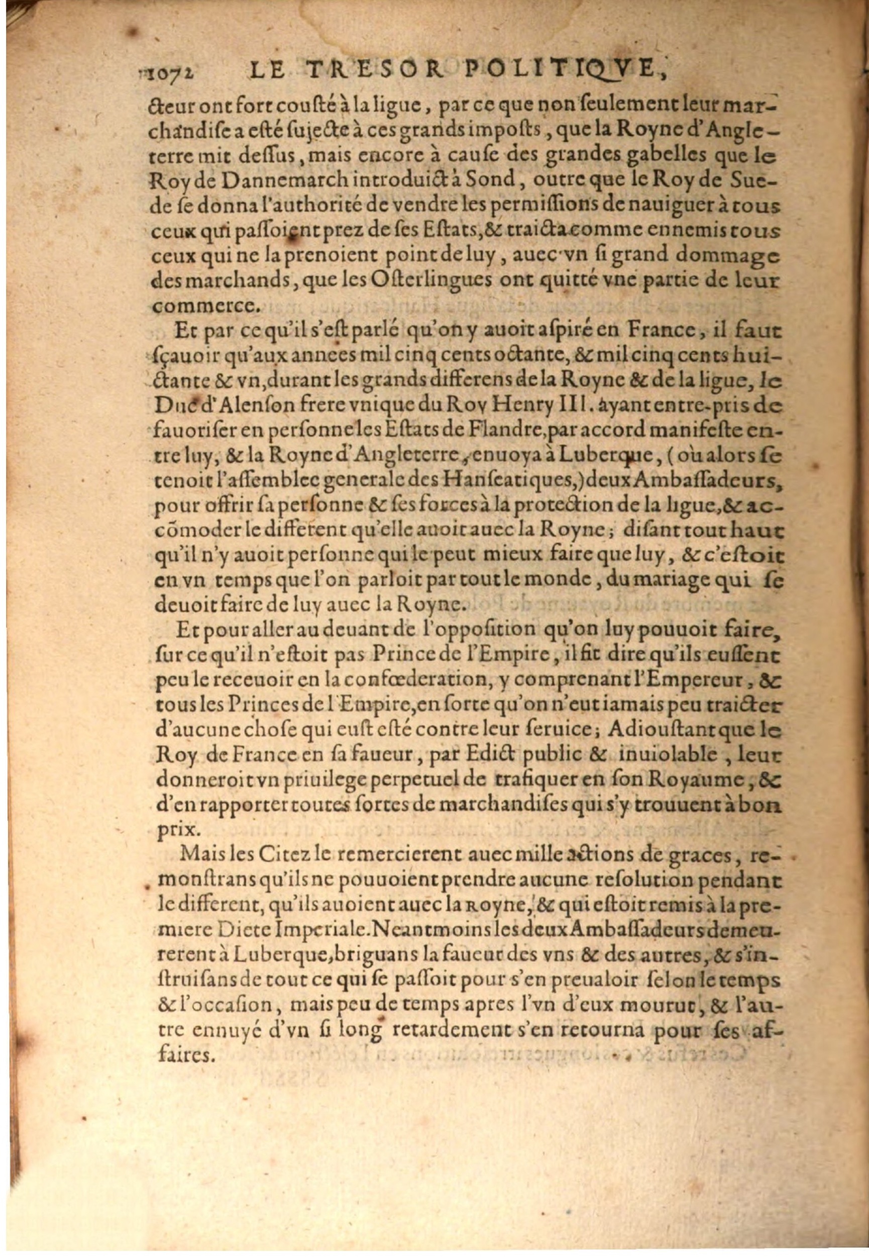 1608 - Nicolas Du Fossé - Trésor politique - BSB Munich