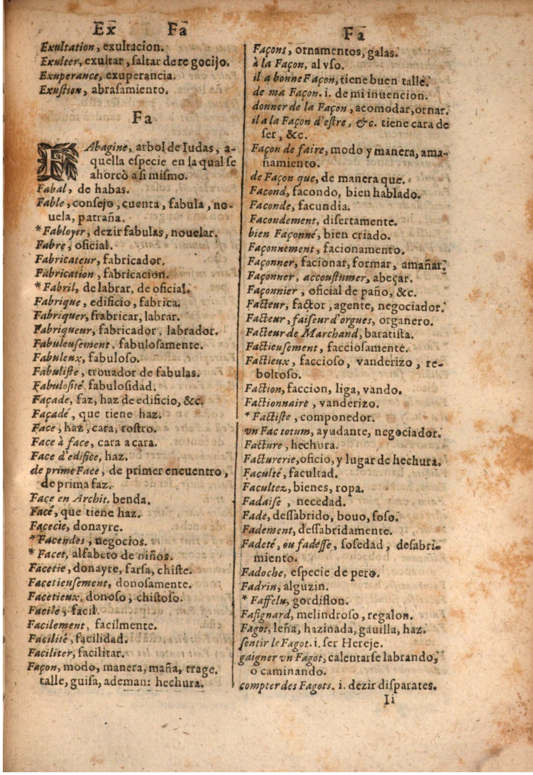 1645 - A. de Sommaville et A. Courbé - Trésor des deux langues espagnole et française (Seconde partie) - BSB Munich