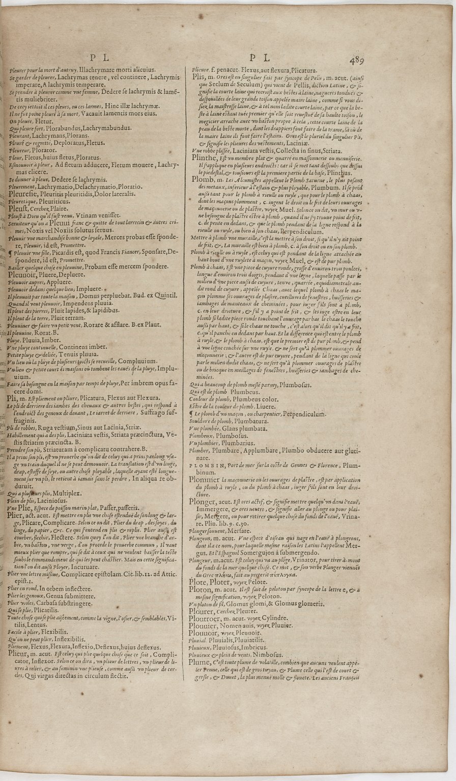 1606 - David Douceur - Trésor de la langue française - BnF