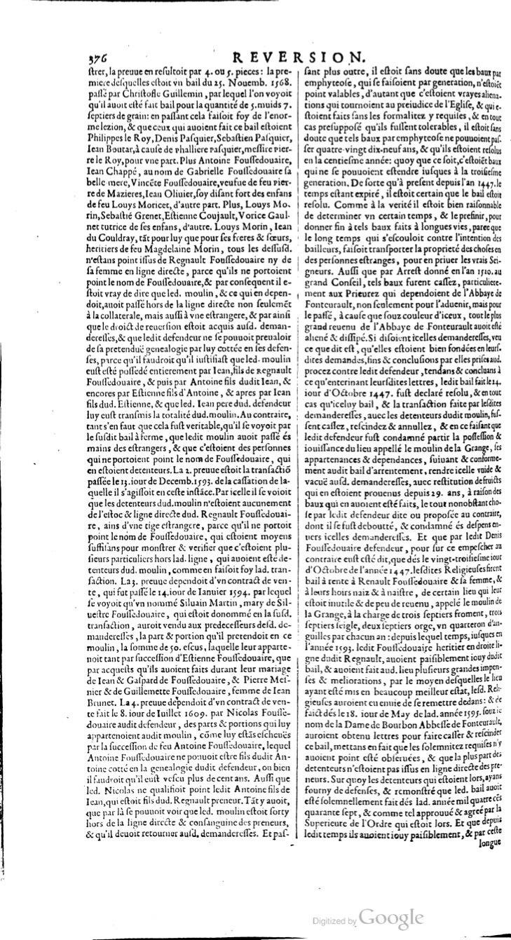 1629 - Veuve Nicolas Buon - Trésor du droit français (21754 T. 3) - BM Lyon