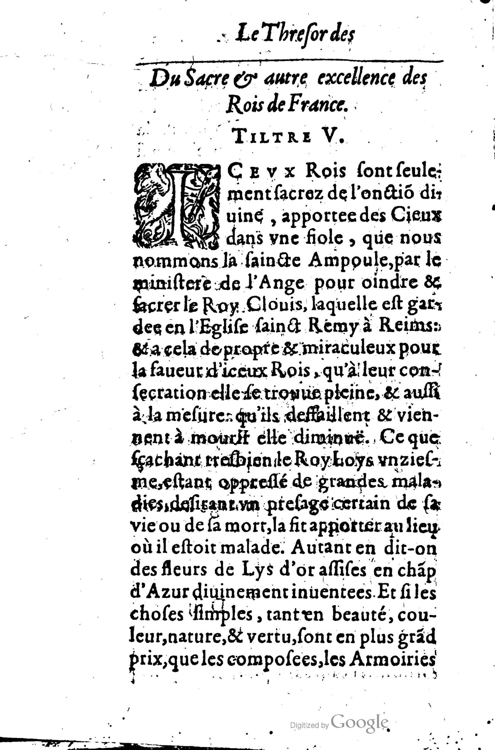 1619 - Jean Corrozet - Trésor des histoires de France - BSB Munich