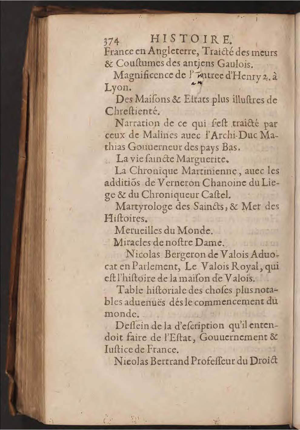 1602 - François Jacquin - Trésor des bons esprits français - BnF Arsenal