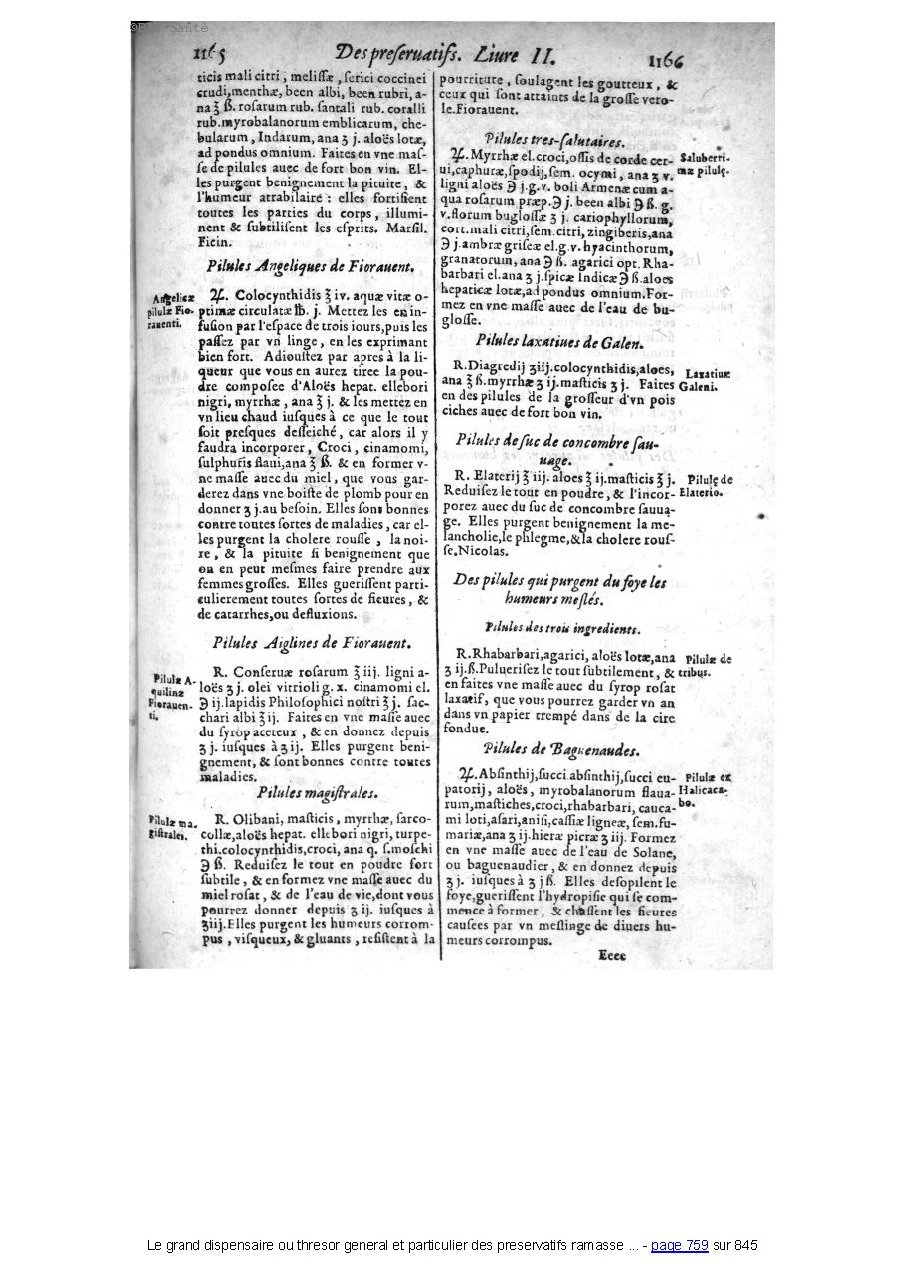 1609 - Étienne Gamonet - Grand dispensaire ou Trésor général et particulier des préservatifs - BIU Santé