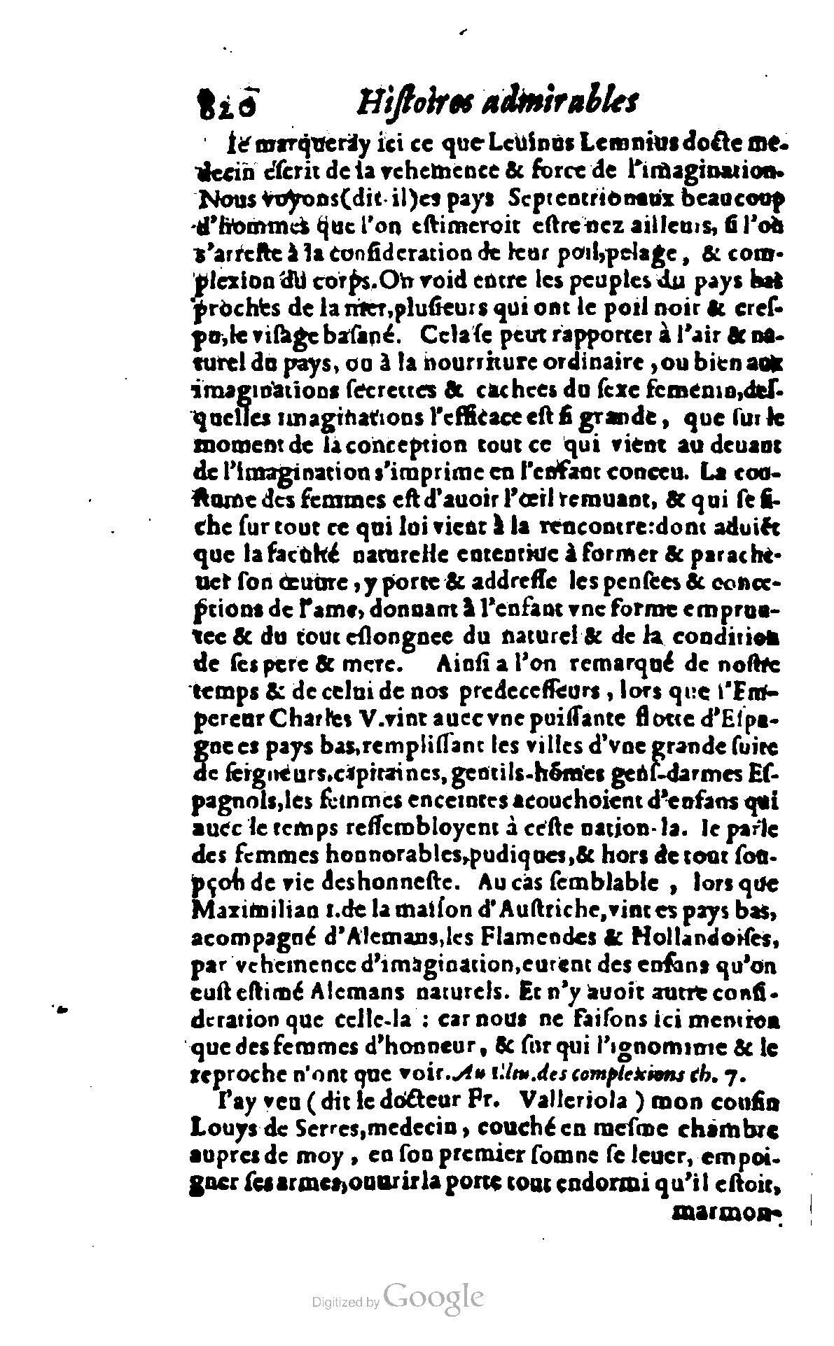 1620 - Samuel Crespin - Trésor d’histoires admirables et mémorables - BCU Lausanne