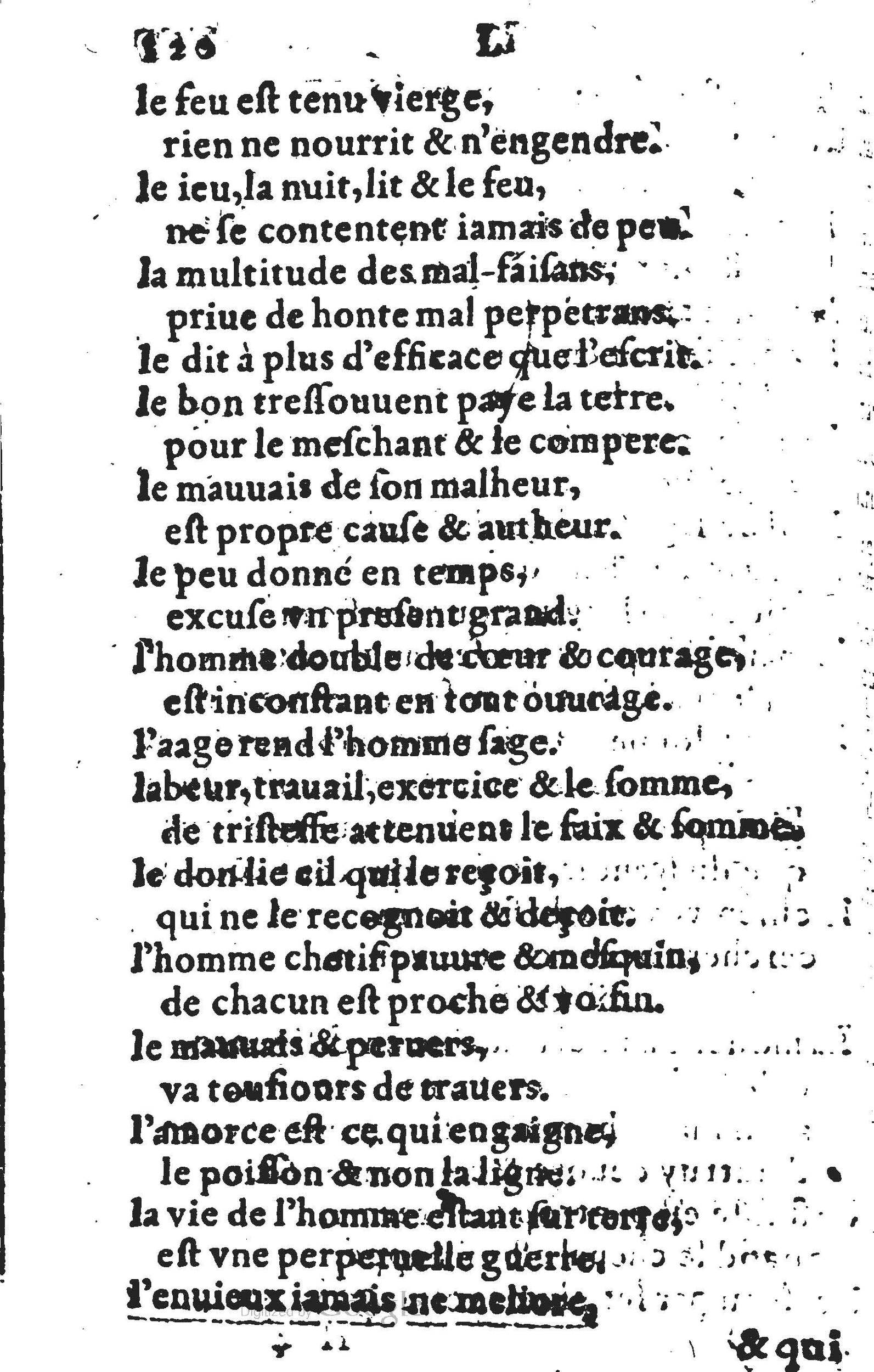 1578 - Nicolas Lescuyer - Trésor des sentences dorées - UGent