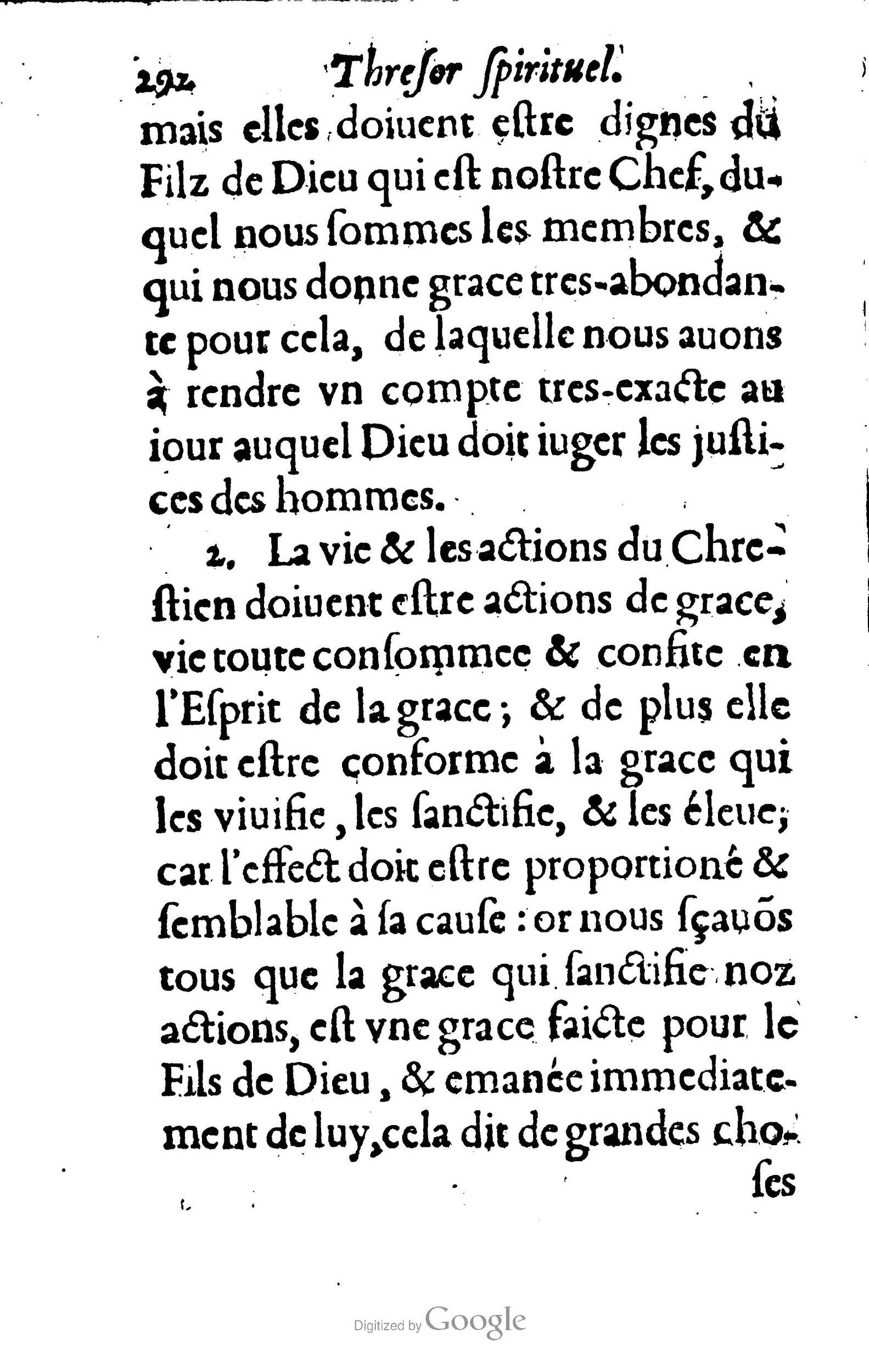 1633 - François Waudré - Trésor spirituel contenant les excellences du christianisme - BM Lyon