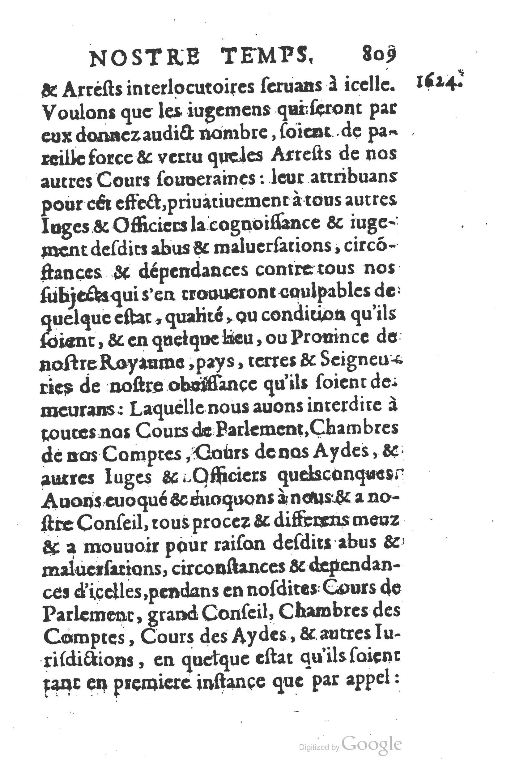 1626 - Joseph Bouillerot - Trésor de l’histoire générale de notre temps - BSB Munich
