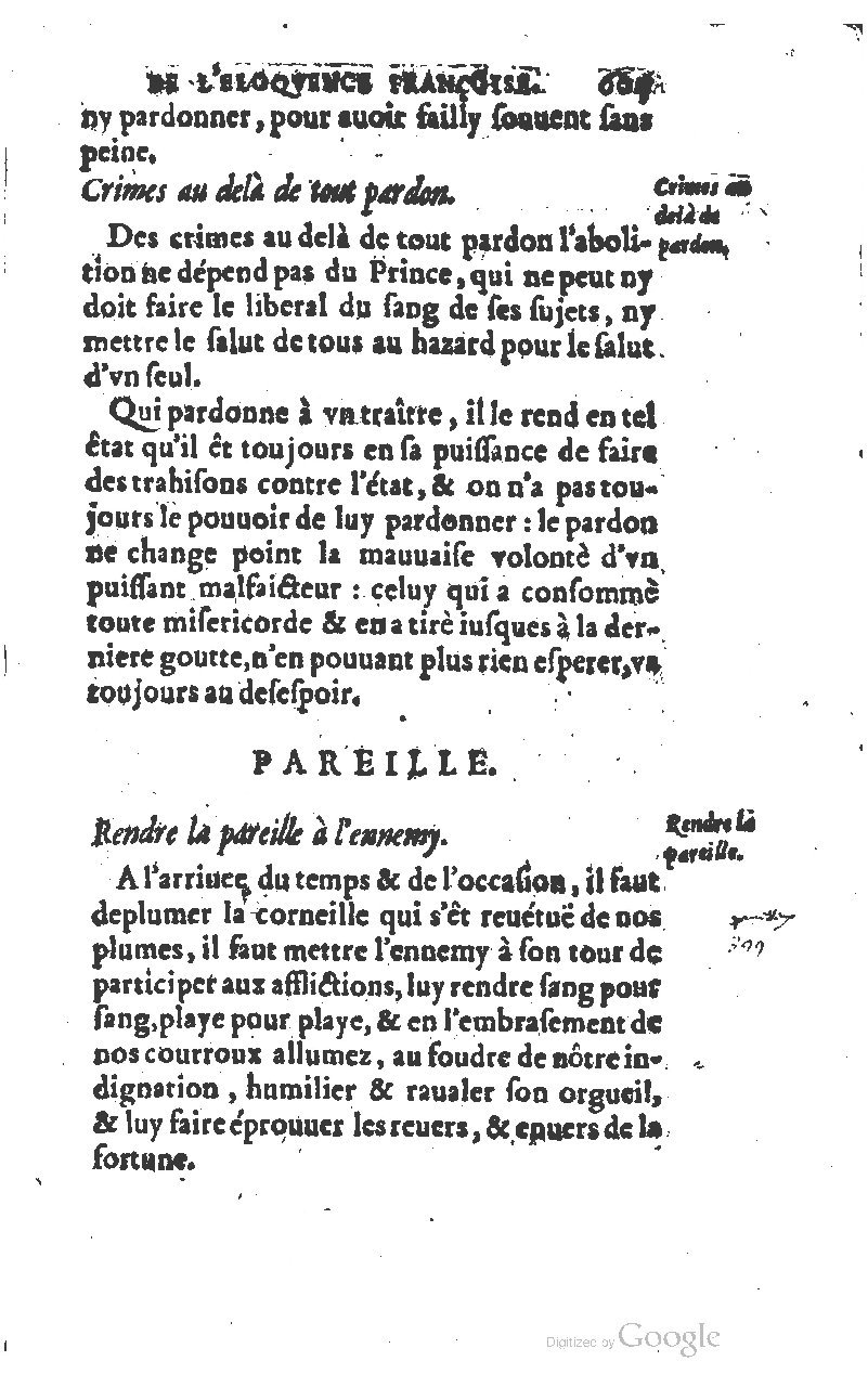 1610 - Louis Coste - Trésor de l’éloquence française (Seconde partie) - BM Lyon