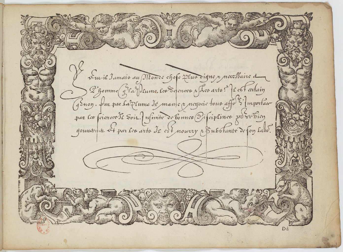 1580 - Jean de Beauchesne - Trésor d’écriture - BnF