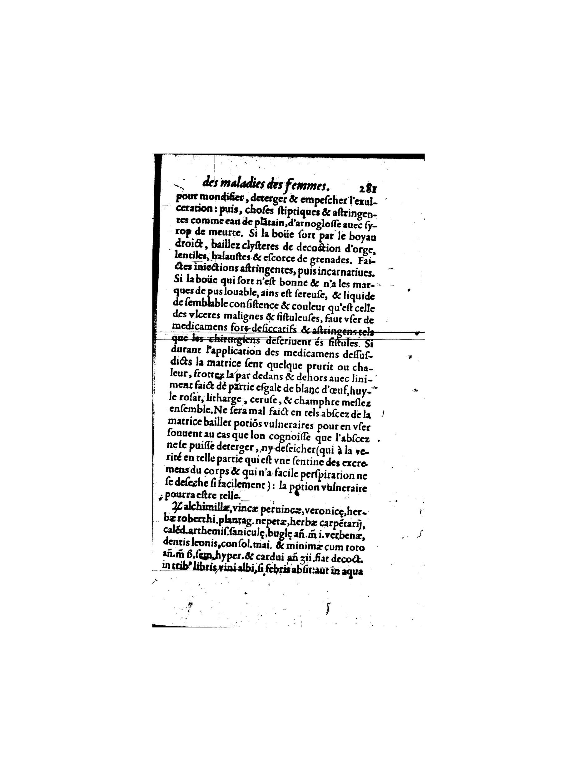 1587 - Jacques du Puis - Trésor des remèdes secrets pour les maladies des femmes - BnF 1587 - Jacques du Puis - Trésor des remèdes secrets pour les maladies des femmes - BnF
