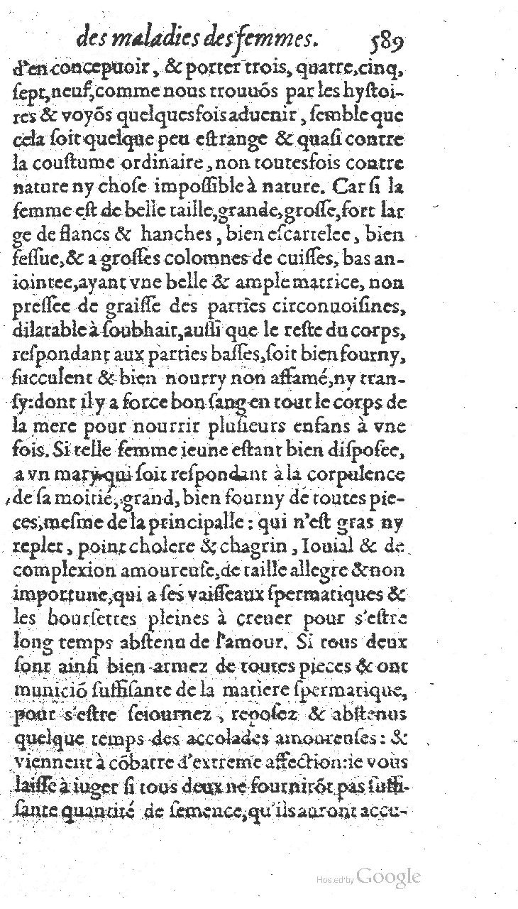 1585 - Jacques du Puis - Trésor des remèdes secrets pour les maladies des femmes - BnF