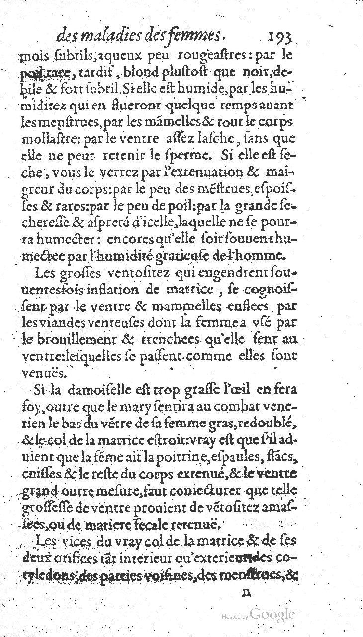 1585 - Jacques du Puis - Trésor des remèdes secrets pour les maladies des femmes - BnF
