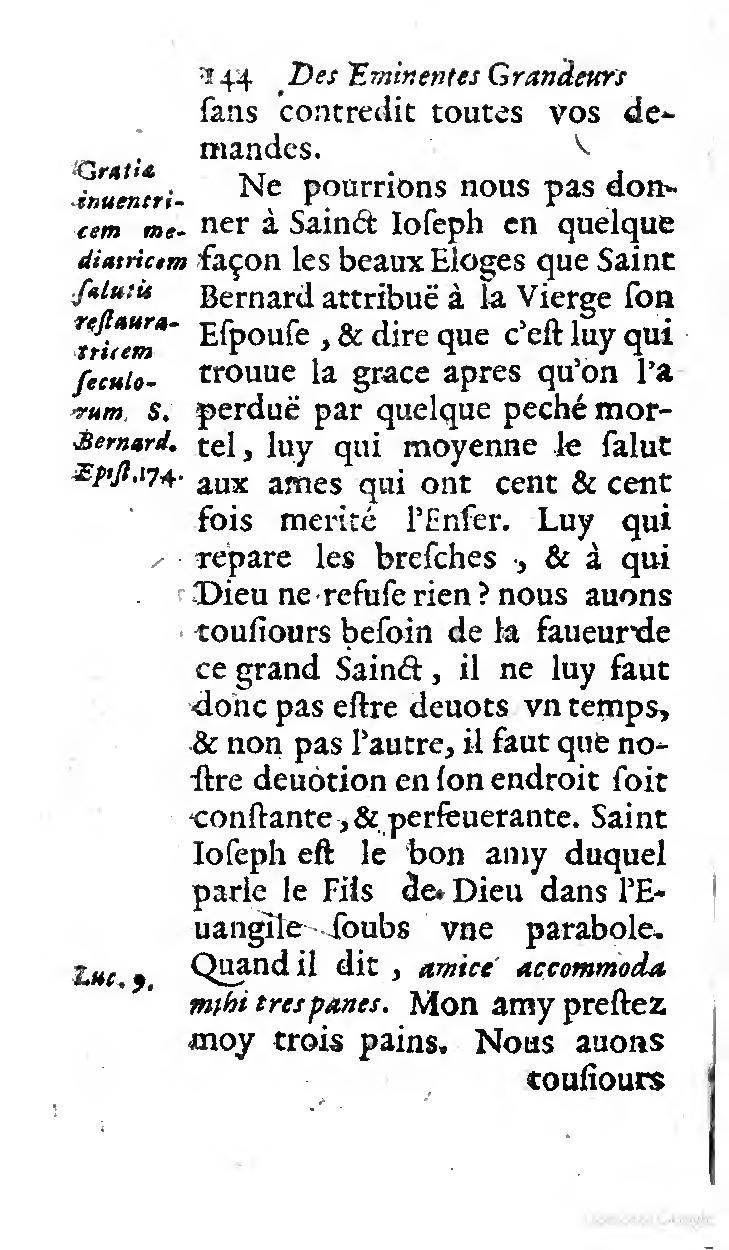 1646 - Jean Piot - Trésor inestimable de Saint-Joseph - BNC Rome