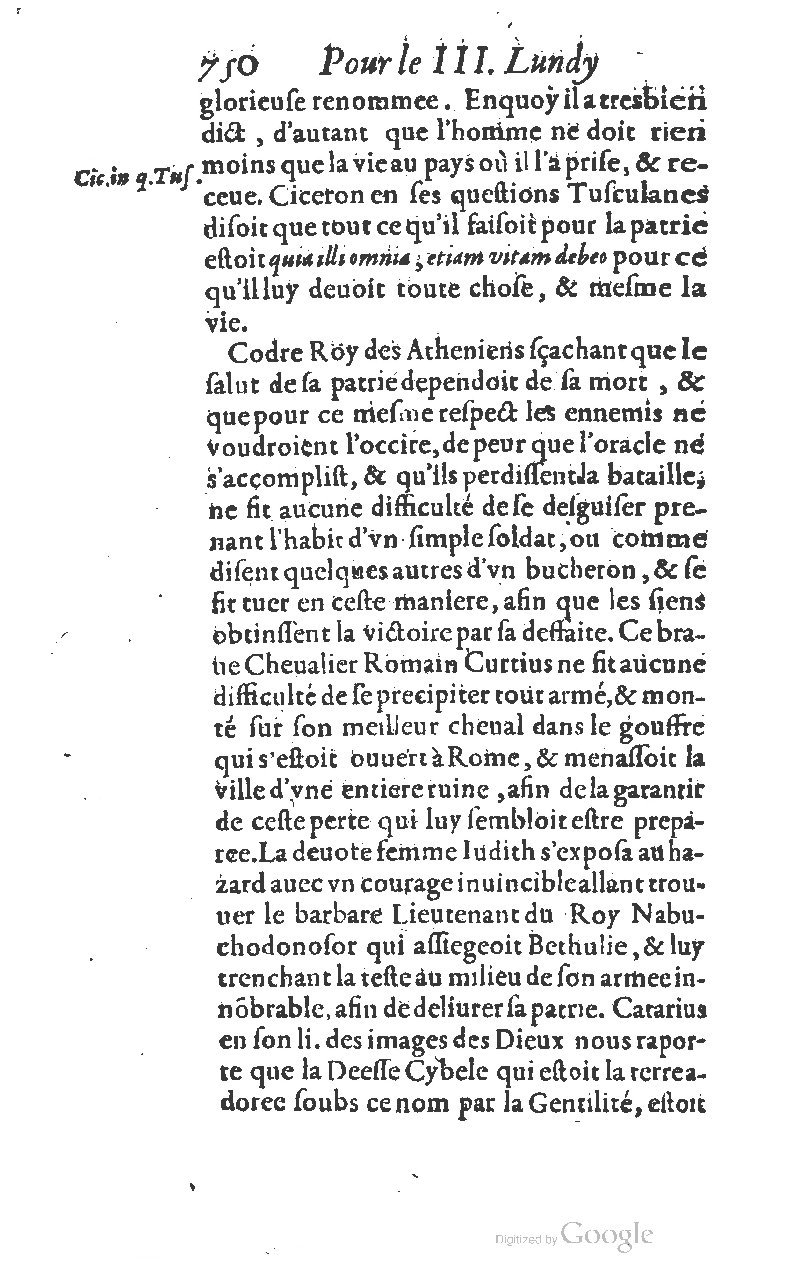 1607 - Nicolas Du Fossé - Trésor quadragésimal - T 01 - BM Lyon