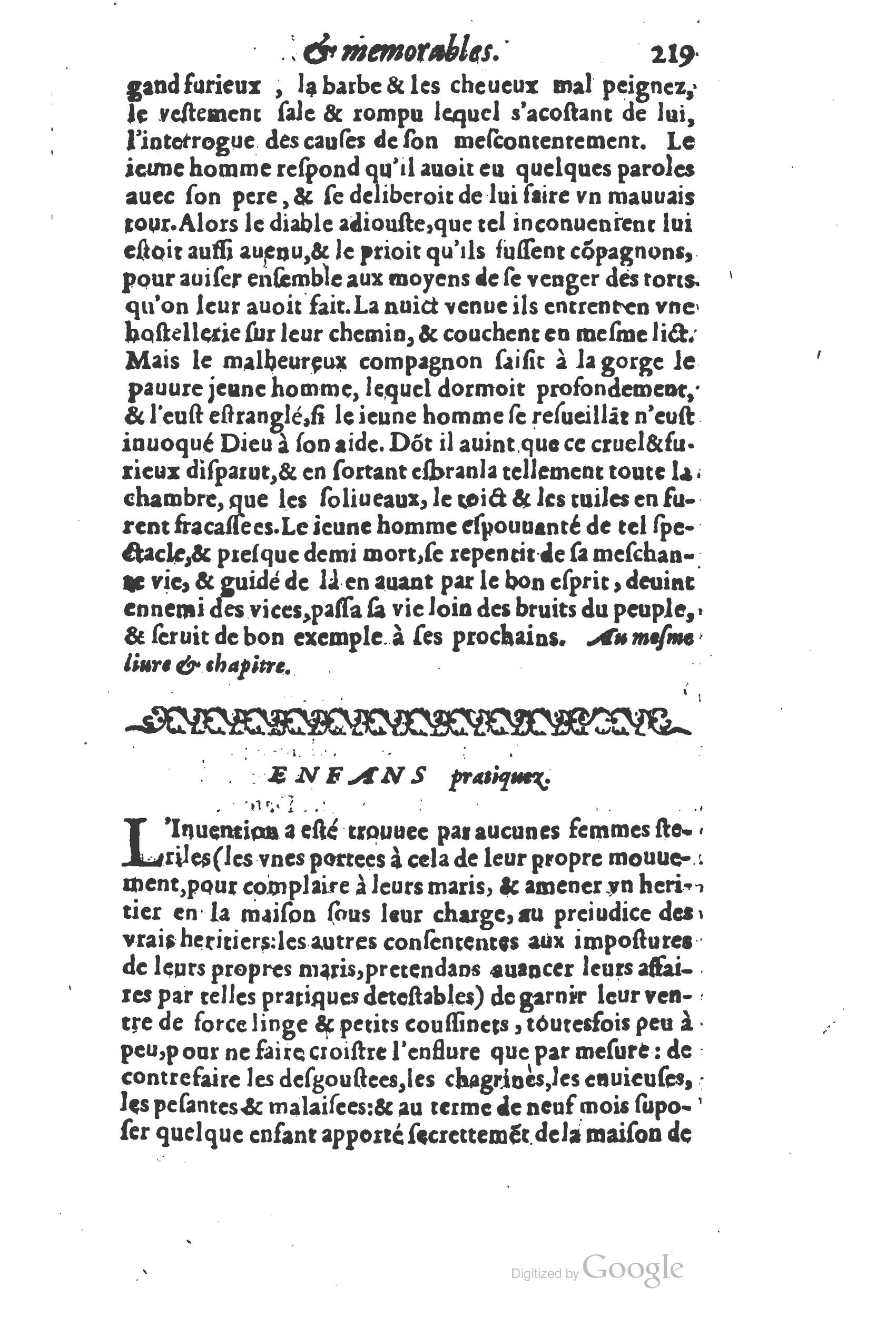 1610 - Paul Marceau - Trésor d’histoires admirables et mémorables - Princeton