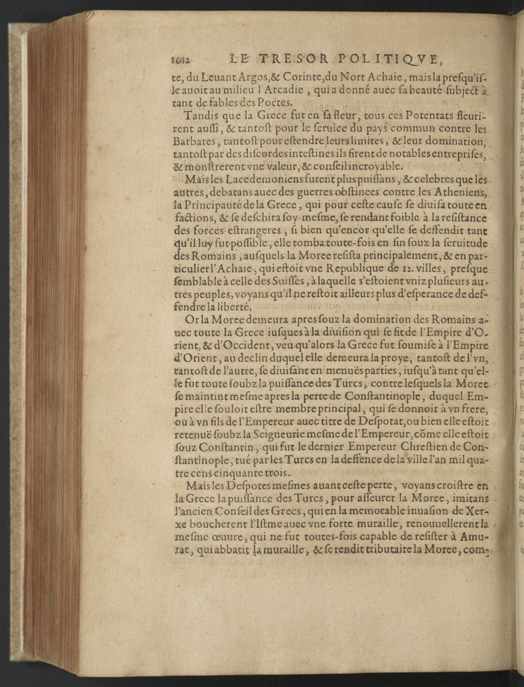 1608 - Nicolas Du Fossé - Trésor politique - BnF Tolbiac