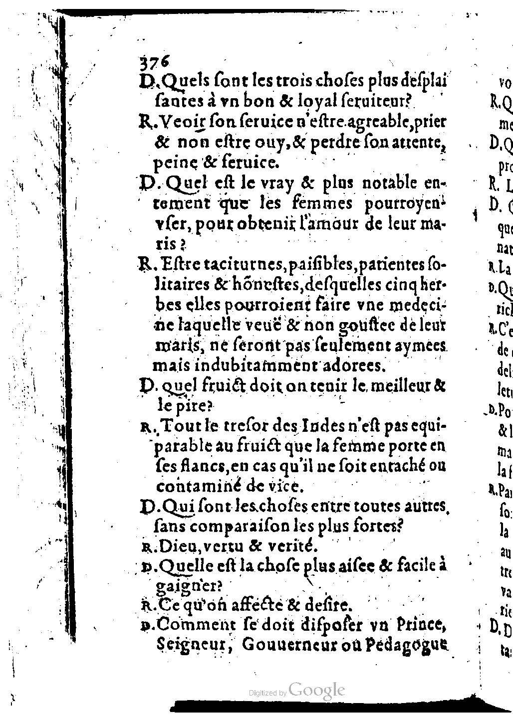 1582 - Nicolas Bonfons - Trésor des sentences dorées - BM Lyon