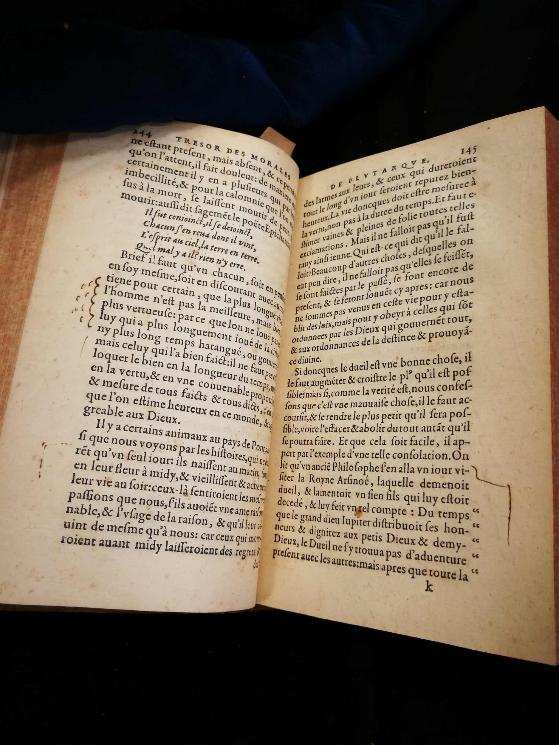 1577 - Jean Poupy - Trésor des morales de Plutarque - Les Méjanes, Aix-en-Provence