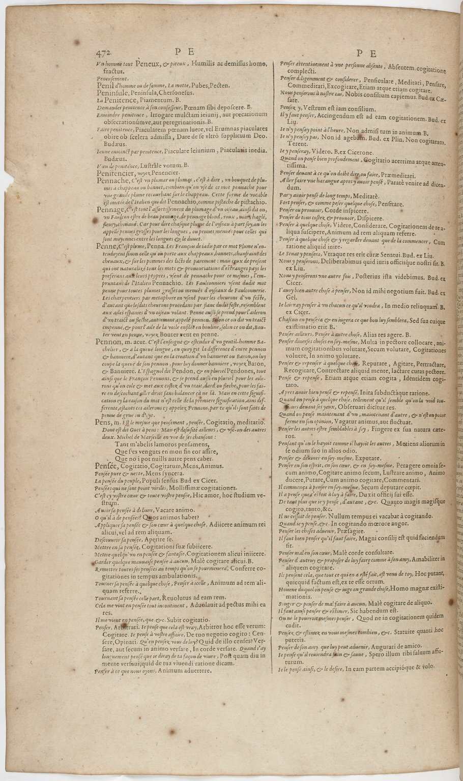 1606 - David Douceur - Trésor de la langue française - BnF