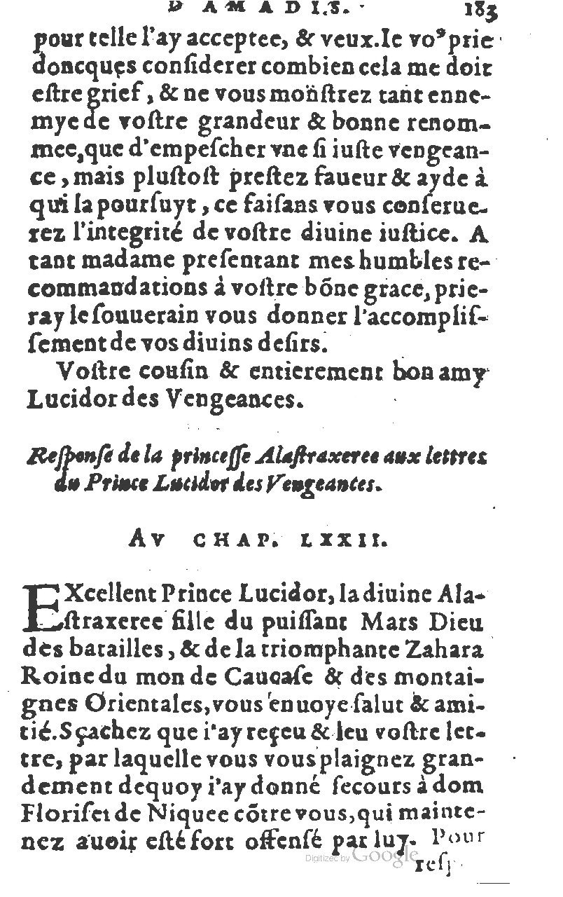 1582 - Jean Huguetan - Trésor des Amadis T. 1 - BM Lyon