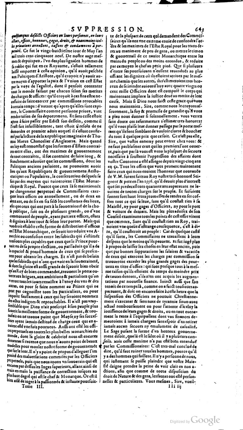 1629 - Veuve Nicolas Buon - Trésor du droit français (21754 T. 3) - BM Lyon