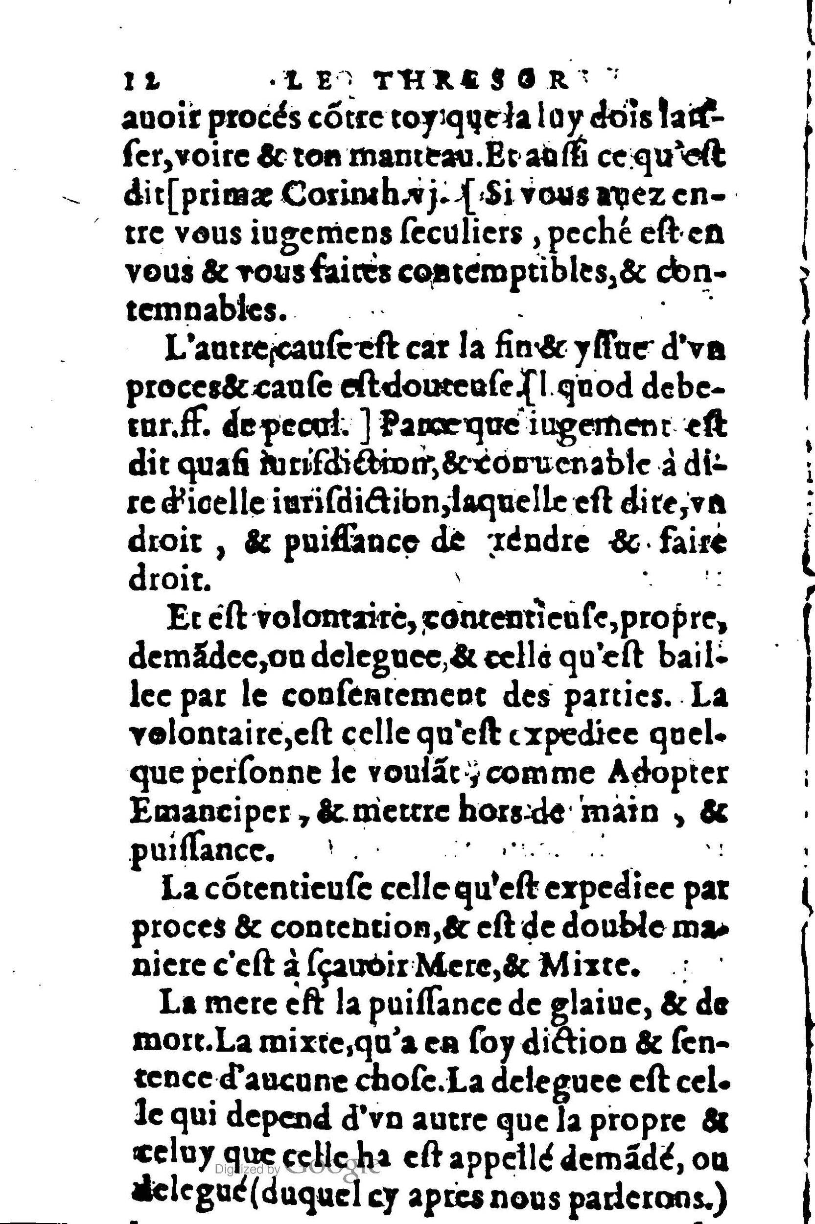 1605 - Pierre Rigaud - Trésor de pratique pour les juges - BM Lyon 1605 - Pierre Rigaud - Trésor de pratique pour les juges - BM Lyon