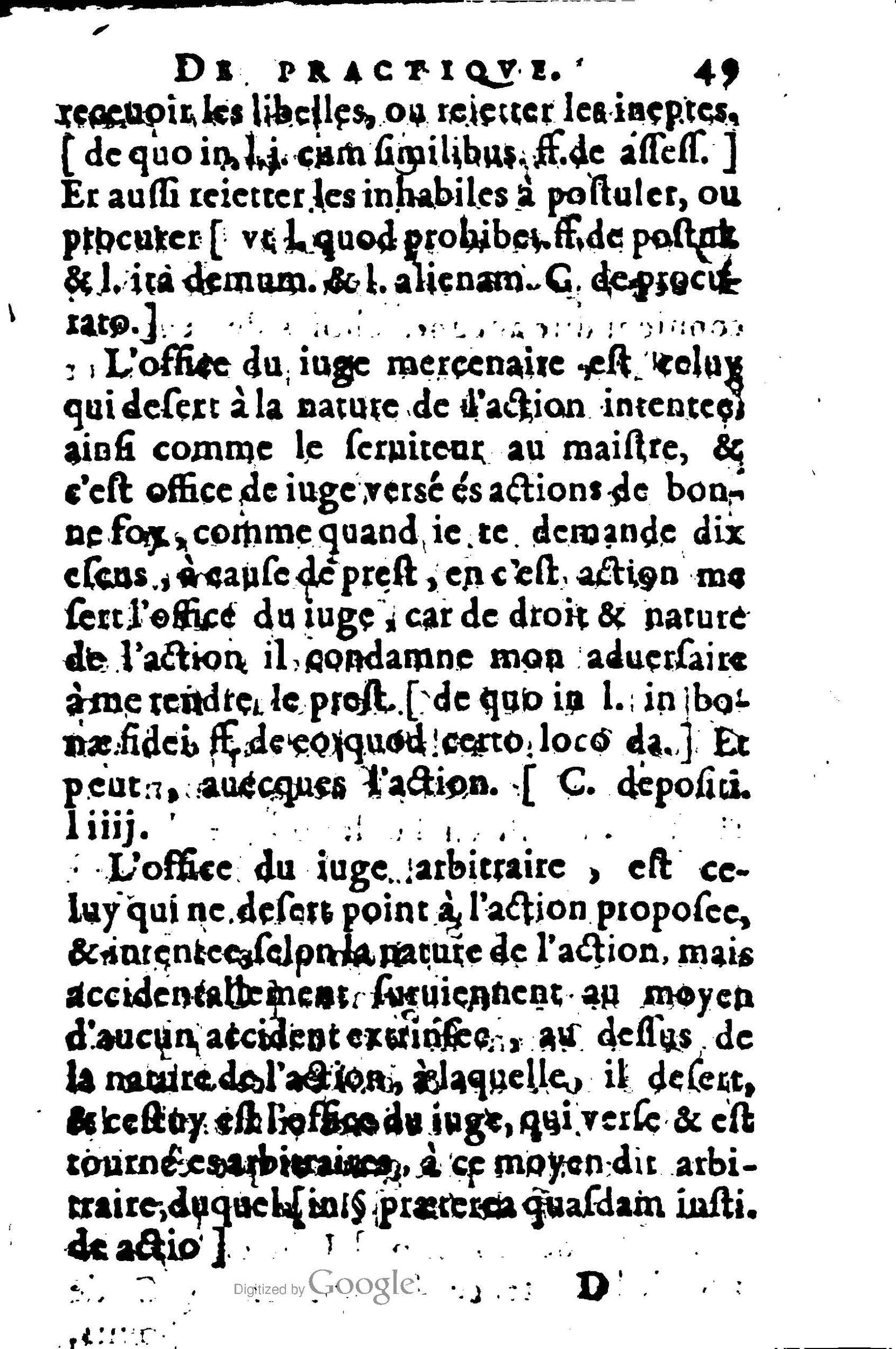 1605 - Pierre Rigaud - Trésor de pratique pour les juges - BM Lyon