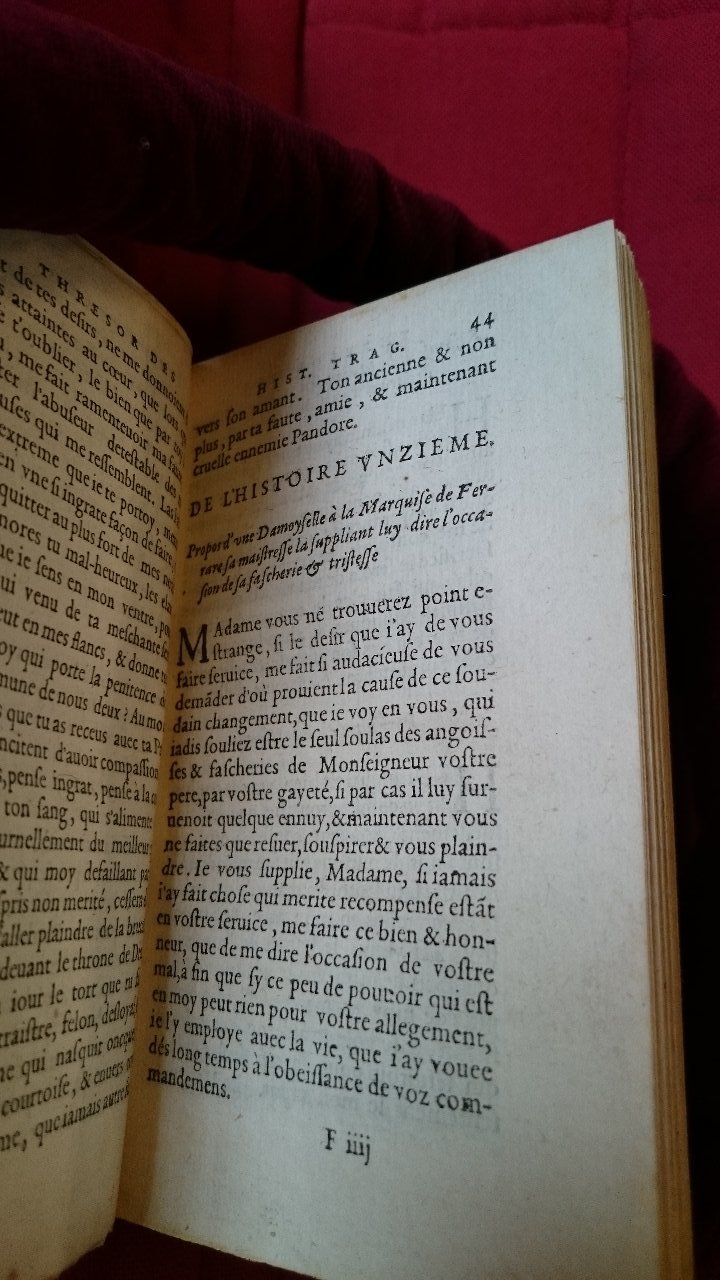1581 - Pierre Le Voirier et Gervais Mallot - Trésor des histoires tragiques - BnF Richelieu 1581 - Pierre Le Voirier et Gervais Mallot - Trésor des histoires tragiques - BnF Richelieu