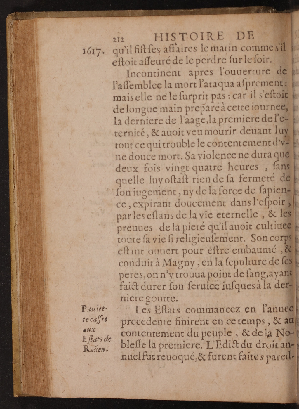 1626 - Joseph Bouillerot - Trésor de l’histoire générale de notre temps - BnF Arsenal