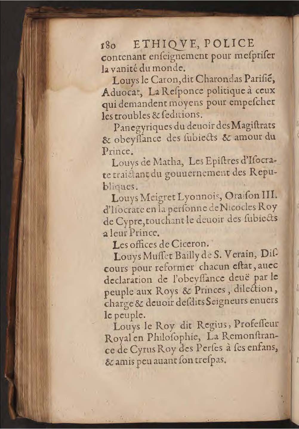 1602 - François Jacquin - Trésor des bons esprits français - BnF Arsenal