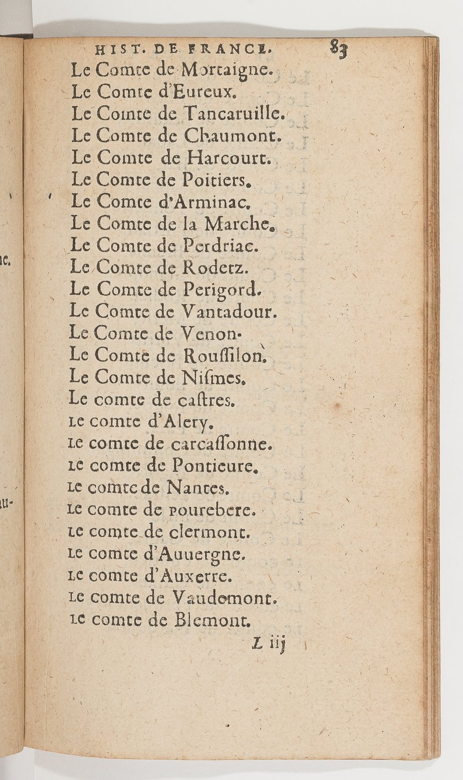 1583 - Galiot Corrozet - Trésor des histoires de France - BnF
