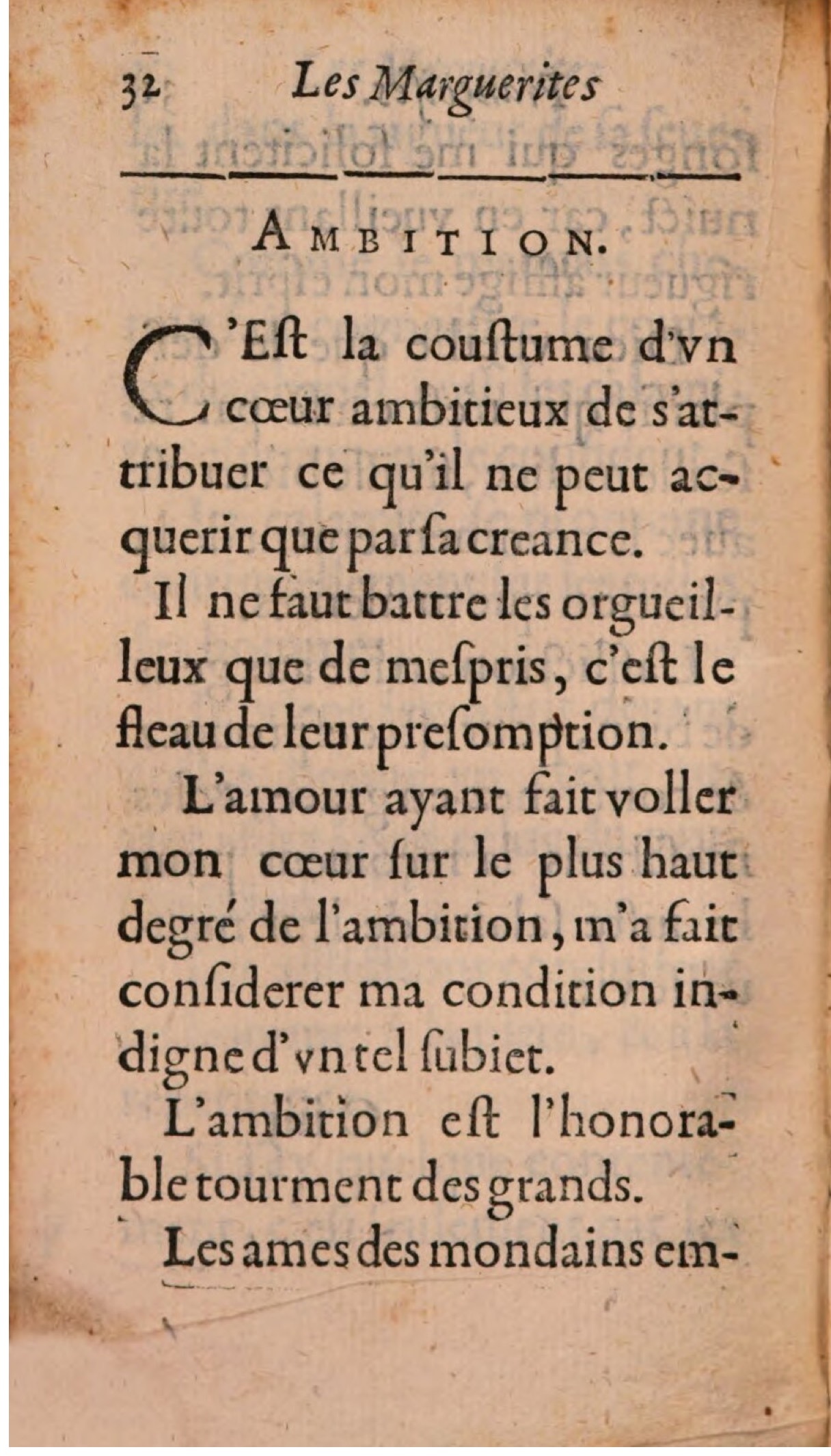 1608 - Théodore Reinsart - Les Marguerites françaises ou Trésor des Fleurs du bien-dire - BSB Munich