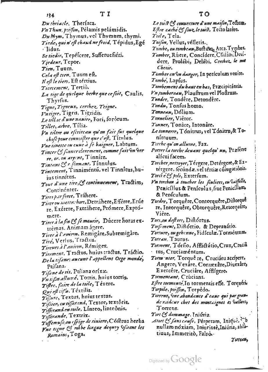 1564 - Henri Hylaire et Louis Cloquemin - Trésor des mots et traits français - BSB Munich