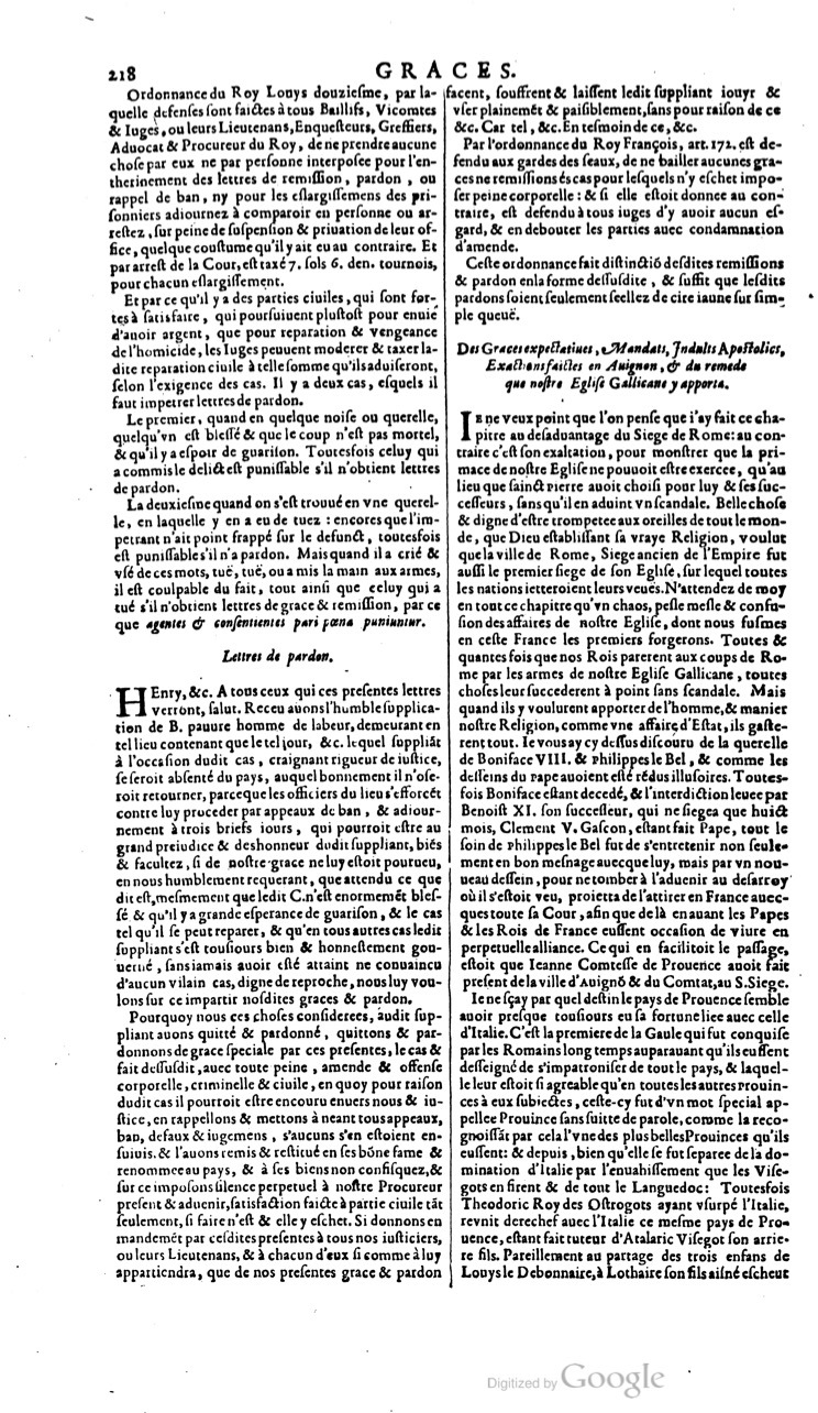 1629 - Veuve Nicolas Buon - Trésor du droit français (21754 T. 2) - BM Lyon