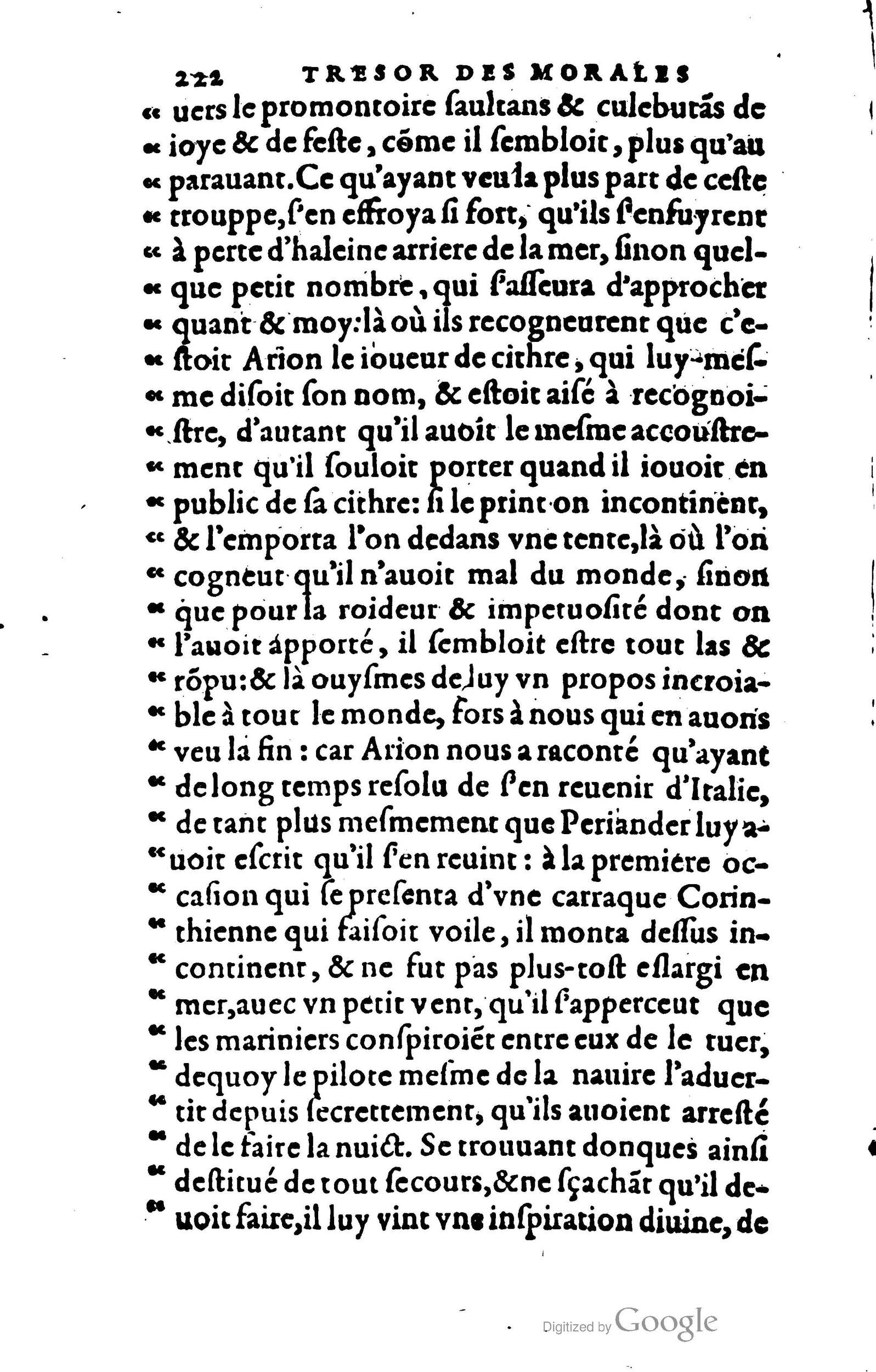 1578 - Jean Poupy - Trésor des morales de Plutarque - BSB Munich