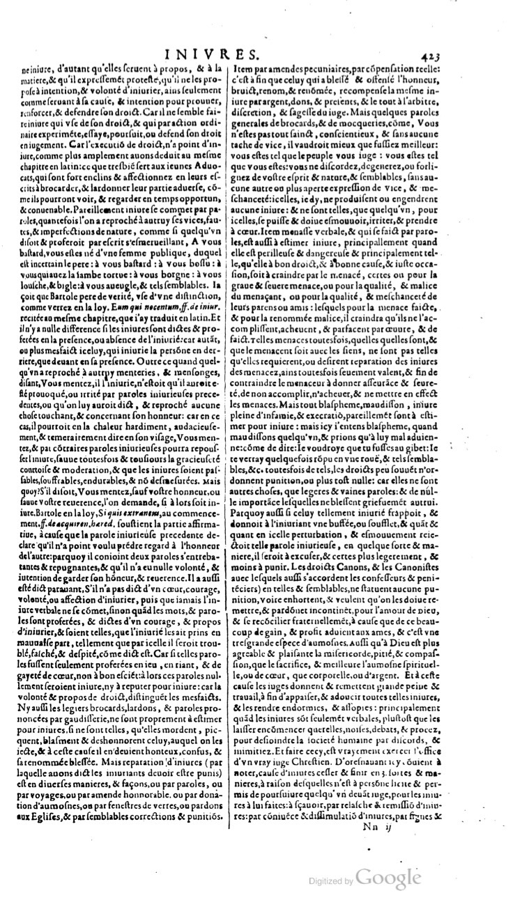 1629 - Veuve Nicolas Buon - Trésor du droit français (21754 T. 2) - BM Lyon
