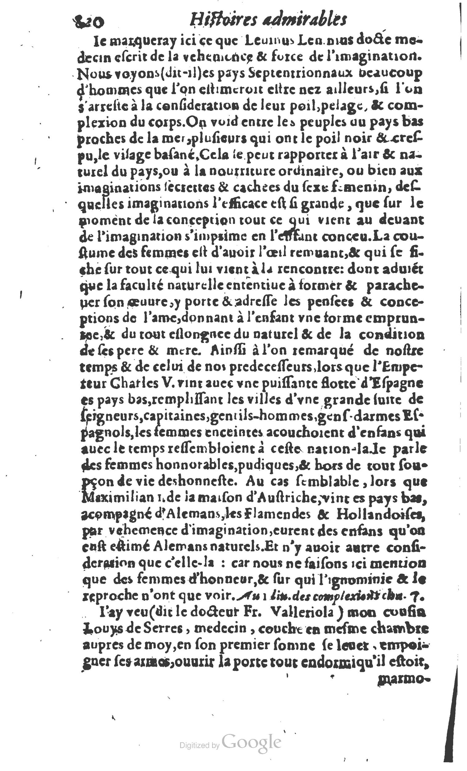 1610 - Paul Marceau - Trésor d’histoires admirables et mémorables - Princeton