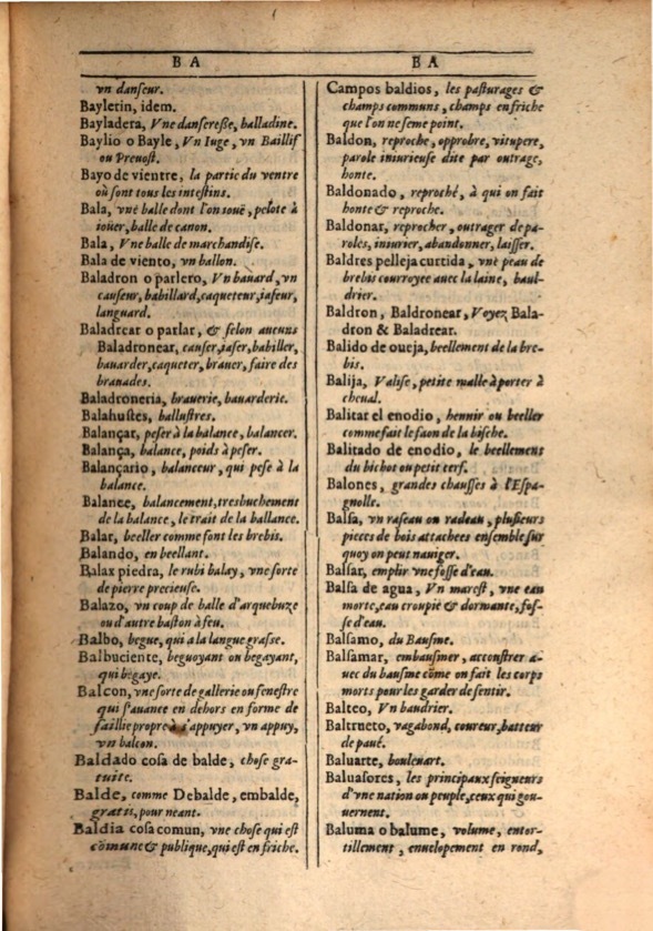 1607 - Marc Orry - Trésor des deux langues espagnole et française (Première et Seconde parties) - ÖNB Wien