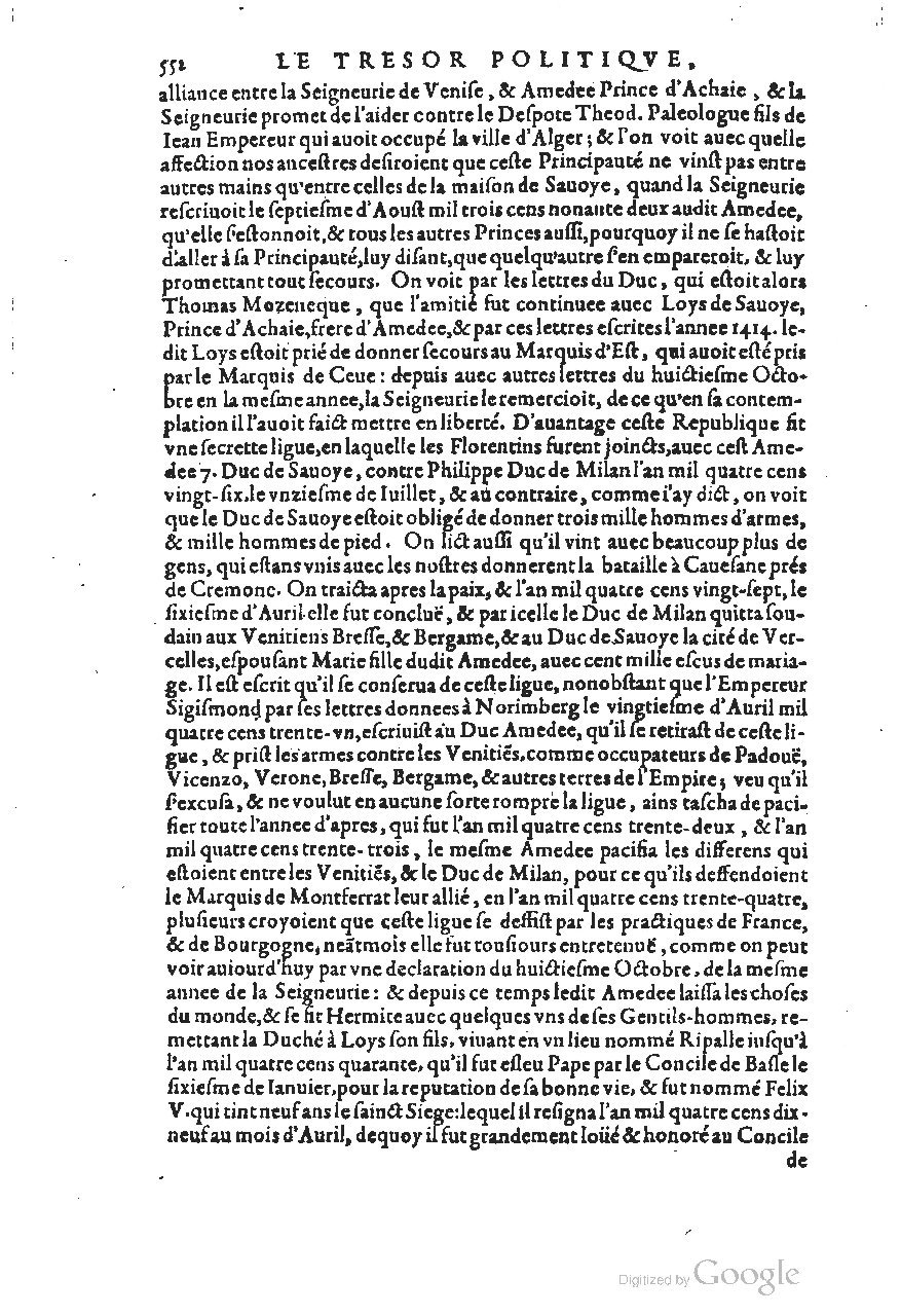 1611 - Pierre Chevalier - Trésor politique - UGent