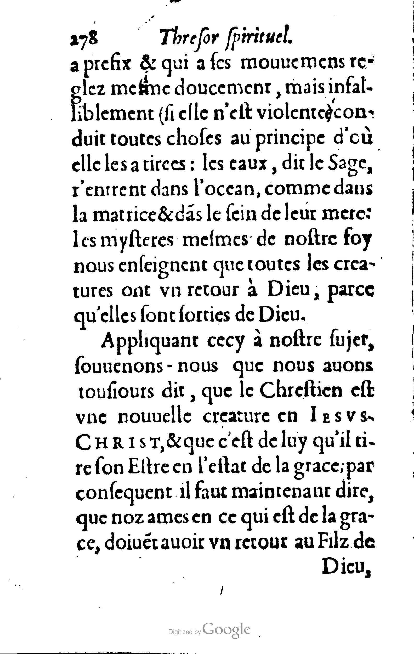 1633 - François Waudré - Trésor spirituel contenant les excellences du christianisme - BM Lyon