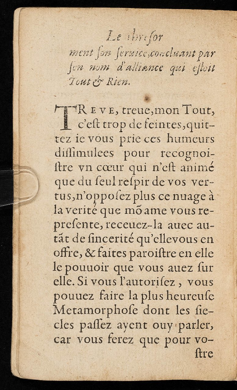 1597 - Thibaud Ancelin - Trésor d’amour - Stuttgart