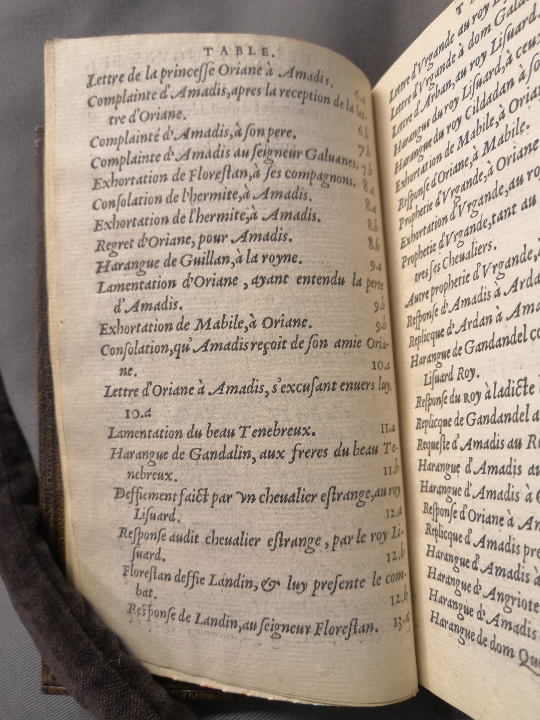 1560 - Étienne Groulleau - Trésor des Amadis - Amsterdam 1560 - Étienne Groulleau - Trésor des Amadis - Amsterdam