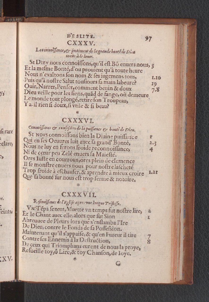 1577 - Jean de Laon - Trésor des 150 psaumes de David - Genève
