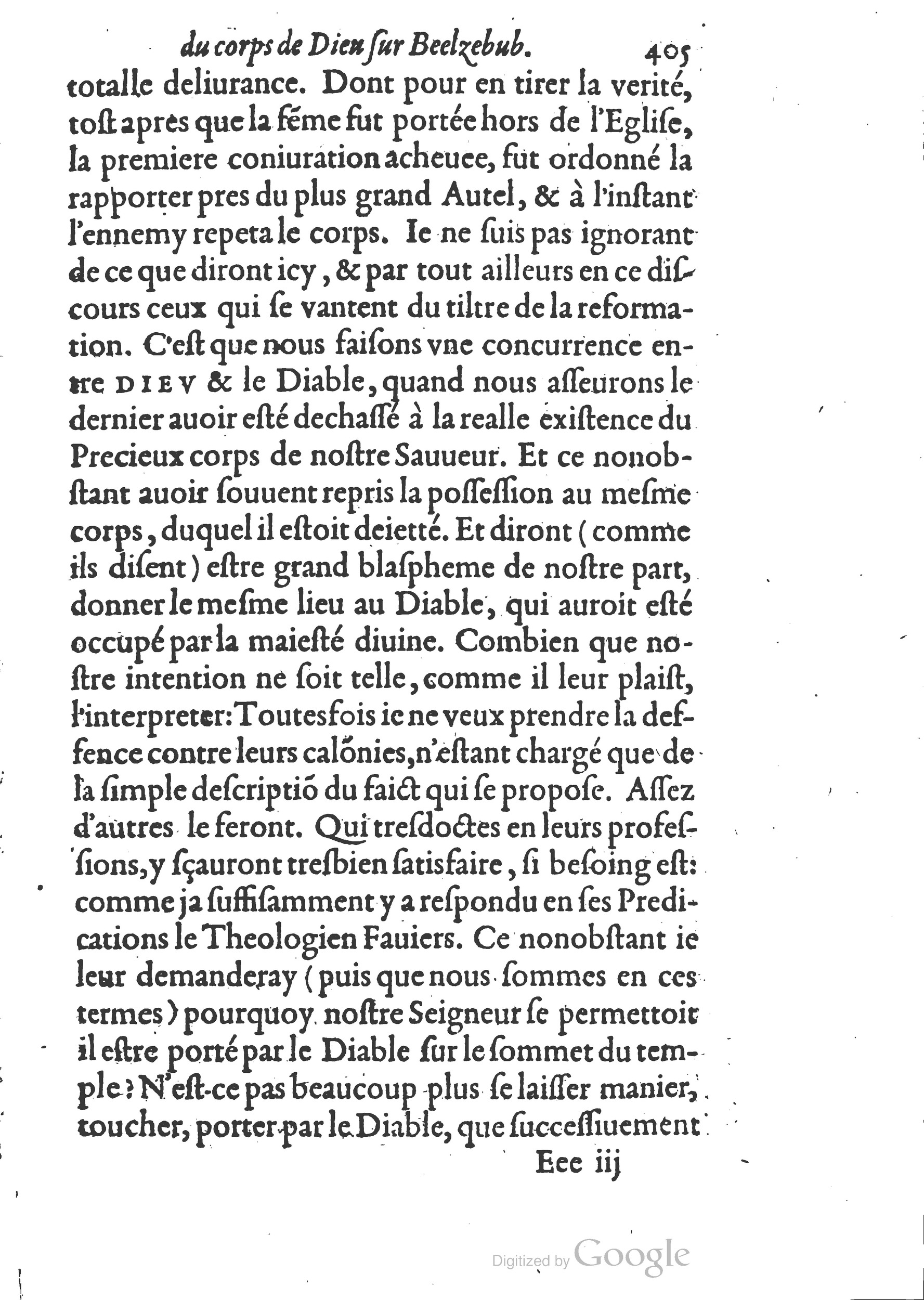 1578 - Nicolas Chesneau - Trésor et entière histoire de la triomphante victoire du corps de Dieu sur l’esprit malin - British Library